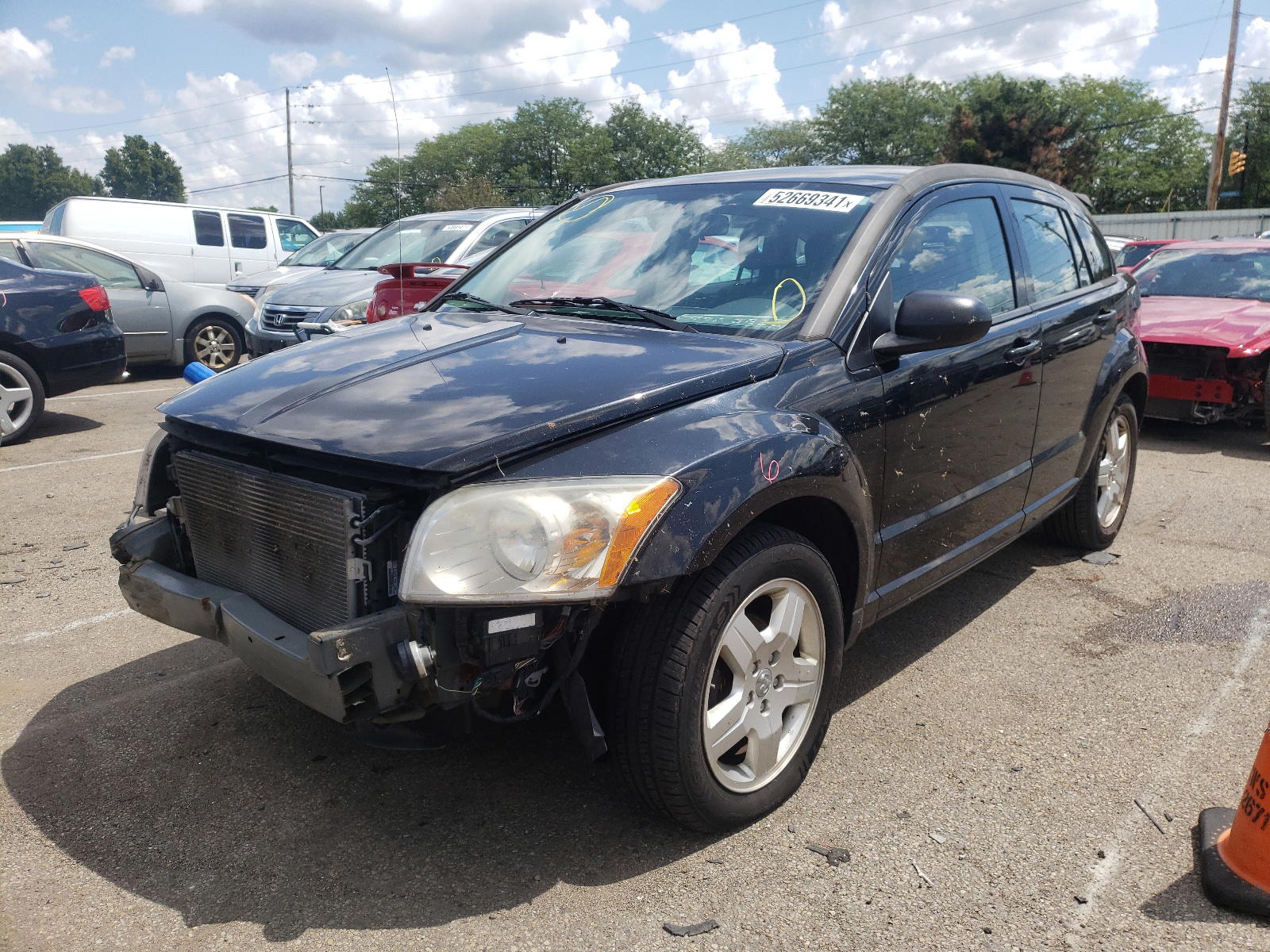 Photo 2 from auction – 2009 DODGE CALIBER SX with VIN 1B3HB48A29D259579