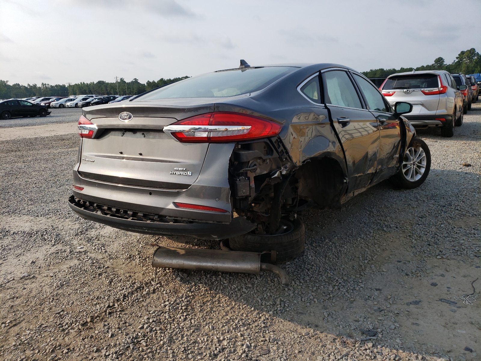 Photo 4 from auction – 2019 FORD FUSION SEL with VIN 3FA6P0MU5KR140671