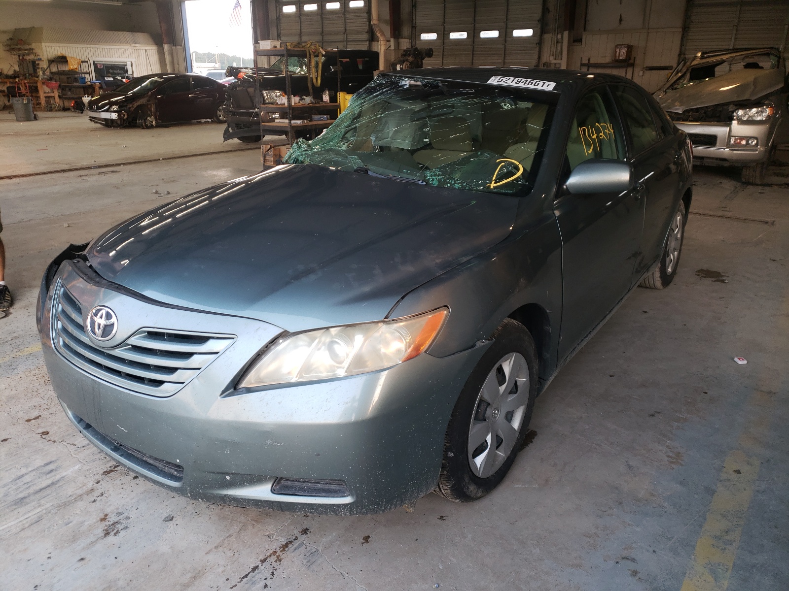Photo 2 from auction – 2009 TOYOTA CAMRY BASE with VIN 4T1BE46K19U895090