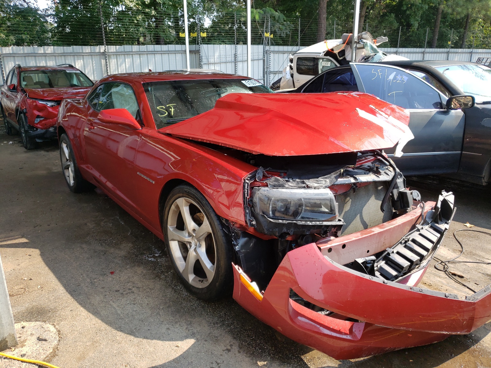 CHEVROLET CAMARO LT 2015 with VIN 2G1FD1E39F9169528 - Photo from auction