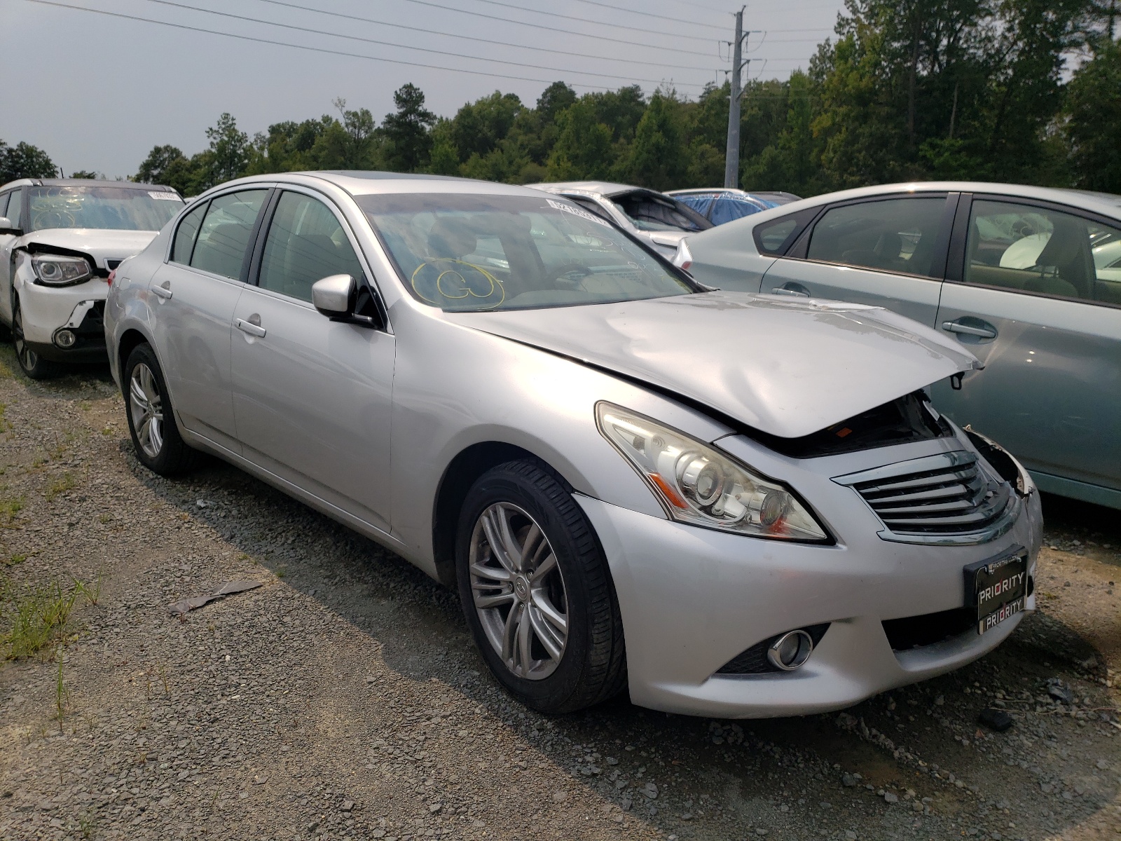 Photo 1 from auction – 2011 INFINITI G25 with VIN JN1DV6ARXBM651802
