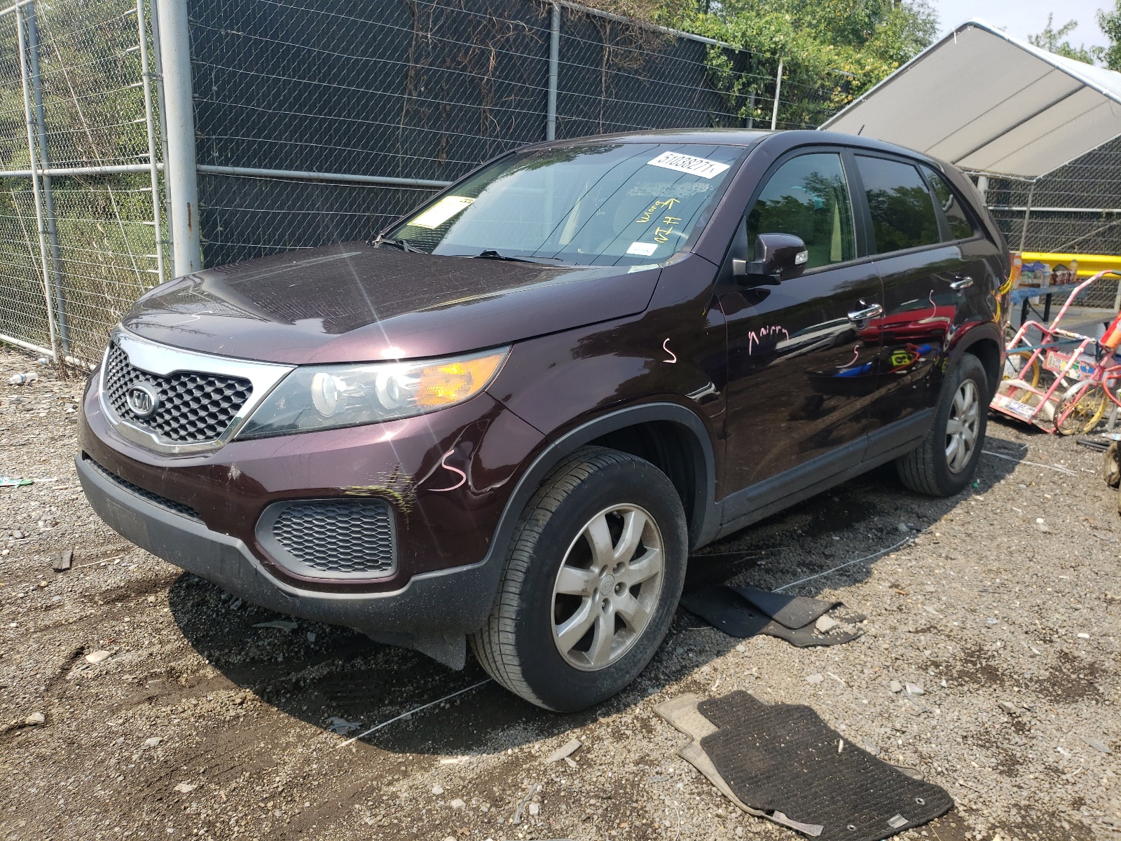 Photo 2 from auction – 2011 KIA SORENTO BA with VIN 5XYKT3A1XBG185003