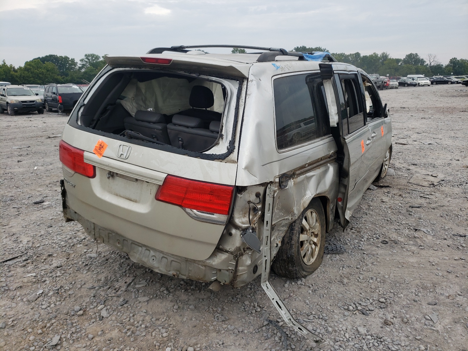 Photo 14 from auction – 2009 HONDA ODYSSEY EX with VIN 5FNRL38769B015974