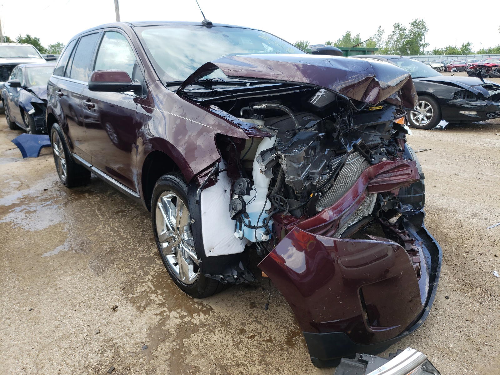 FORD EDGE LIMIT 2011 with VIN 2FMDK4KCXBBA88059 - Photo from auction