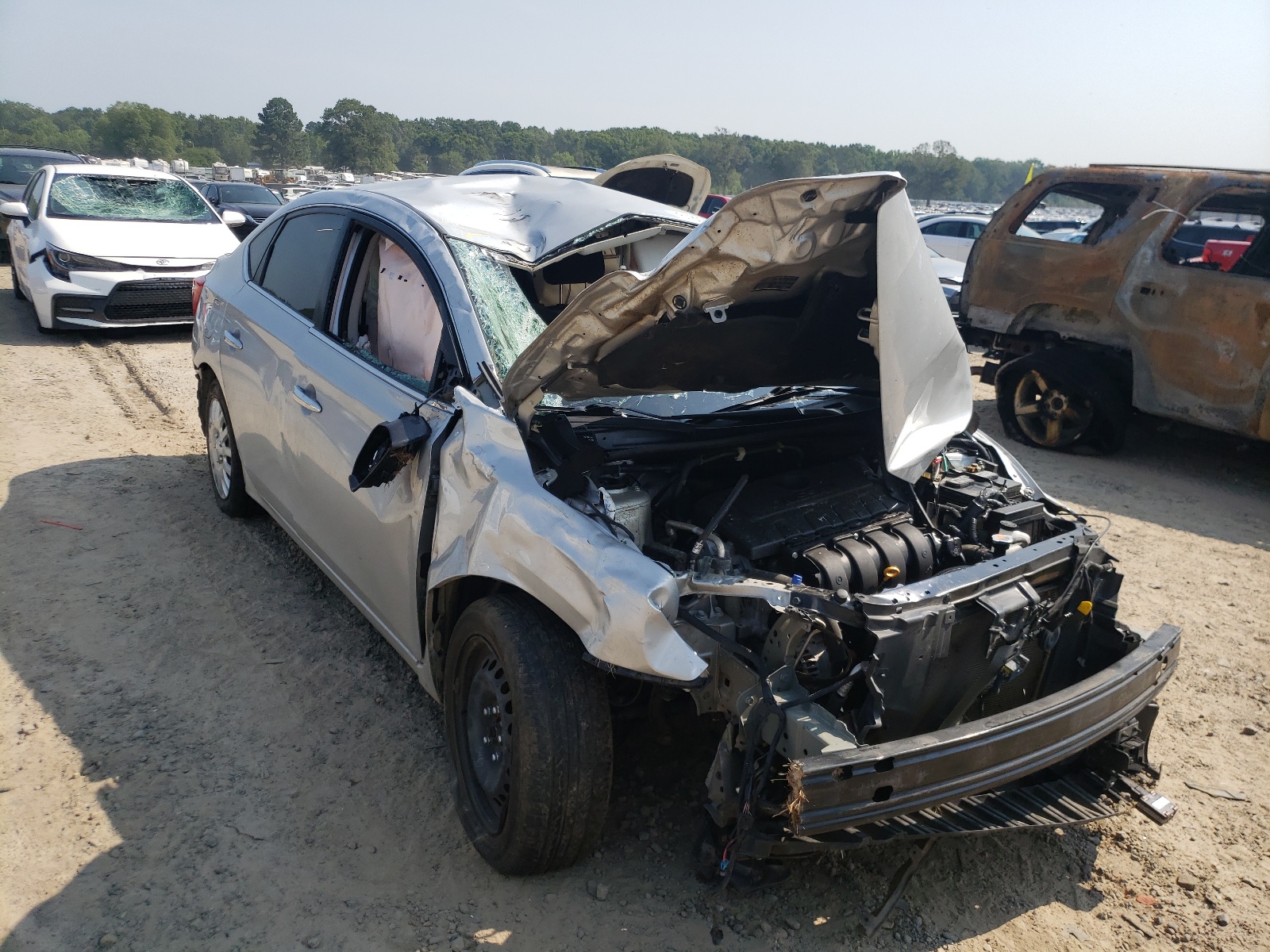 Photo 1 from auction – 2018 NISSAN SENTRA S with VIN 3N1AB7AP1JY283358