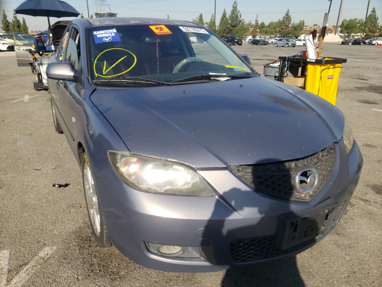 MAZDA 3 I 2008 z numerem VIN JM1BK32G581143725 - Zdjęcie z aukcji
