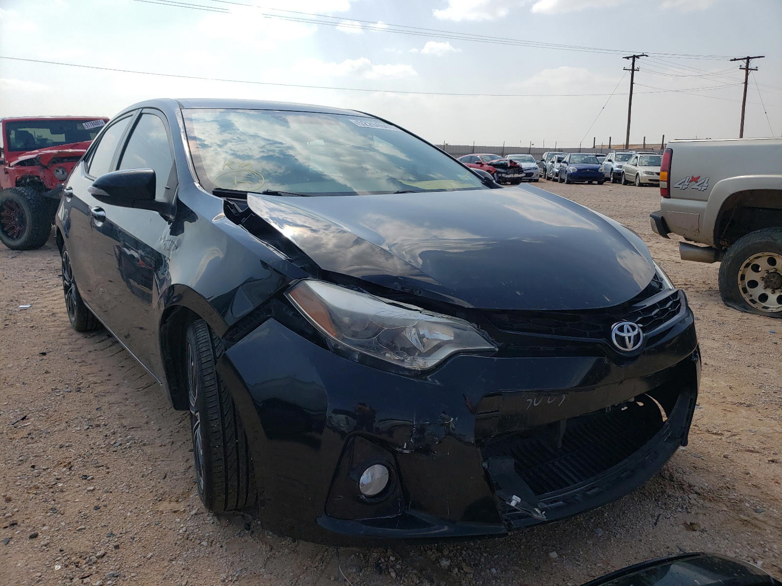TOYOTA COROLLA L 2016 with VIN 5YFBURHE4GP422337 - Photo from auction