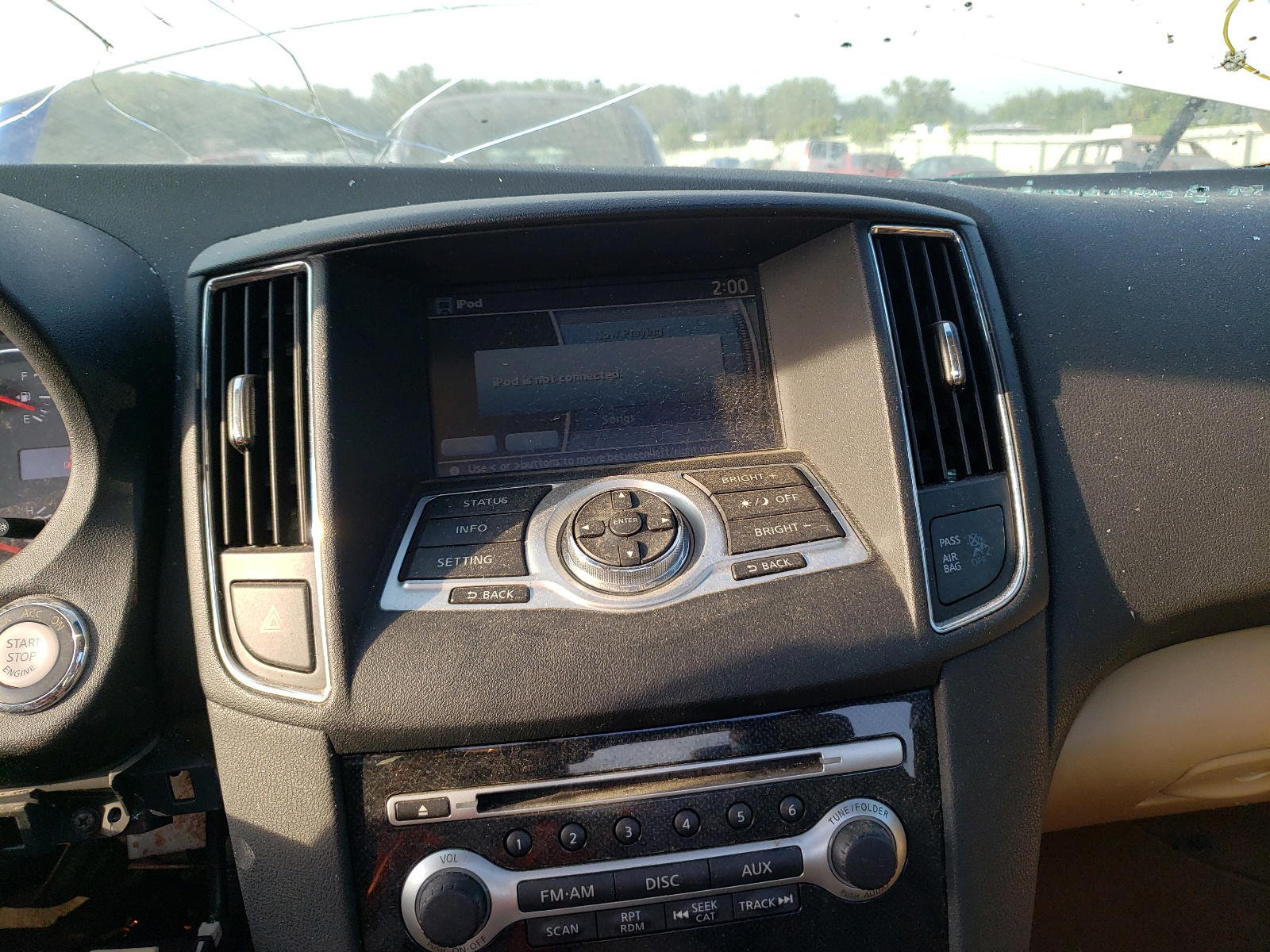 Photo 9 from auction – 2010 NISSAN MAXIMA S with VIN 1N4AA5AP6AC872229