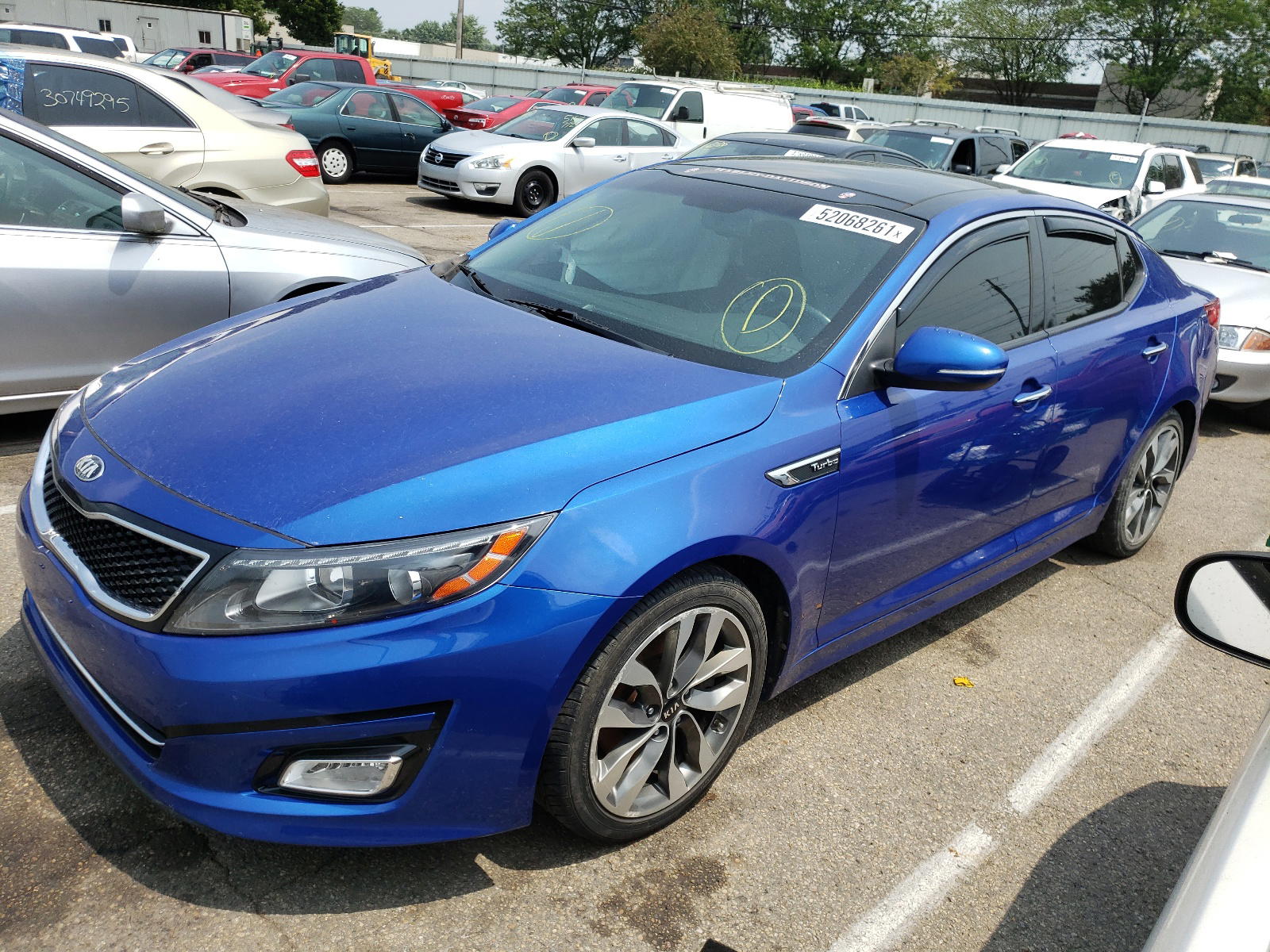 Photo 2 from auction – 2015 KIA OPTIMA SX with VIN 5XXGR4A64FG364735