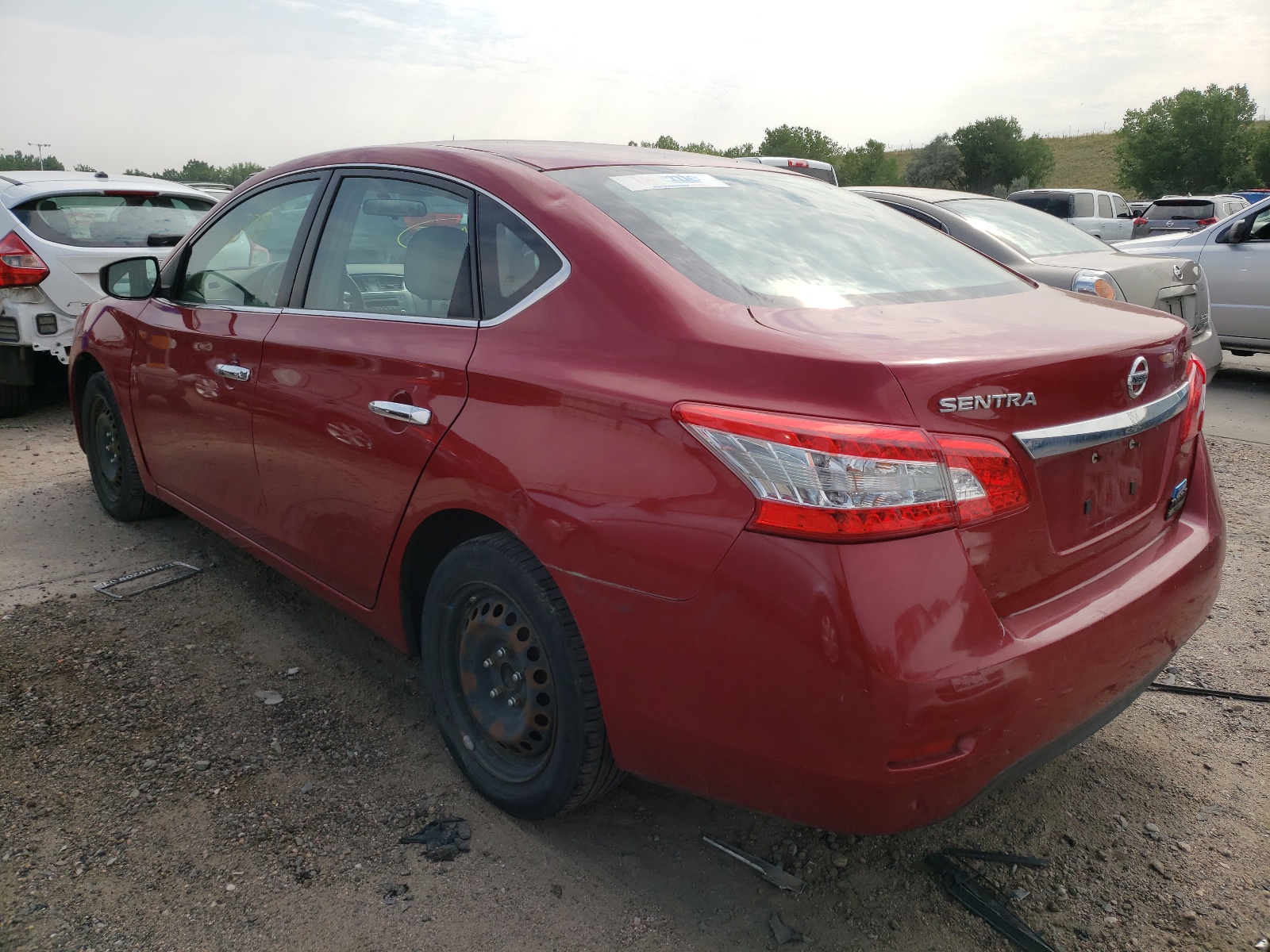Photo 3 from auction – 2013 NISSAN SENTRA S with VIN 3N1AB7APXDL681587