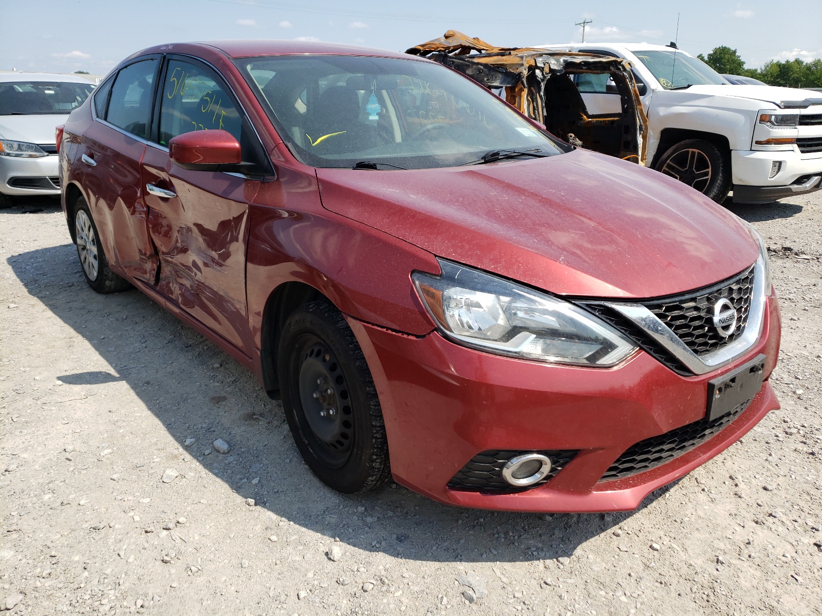 Photo 1 from auction – 2017 NISSAN SENTRA S with VIN 3N1AB7AP3HY303958