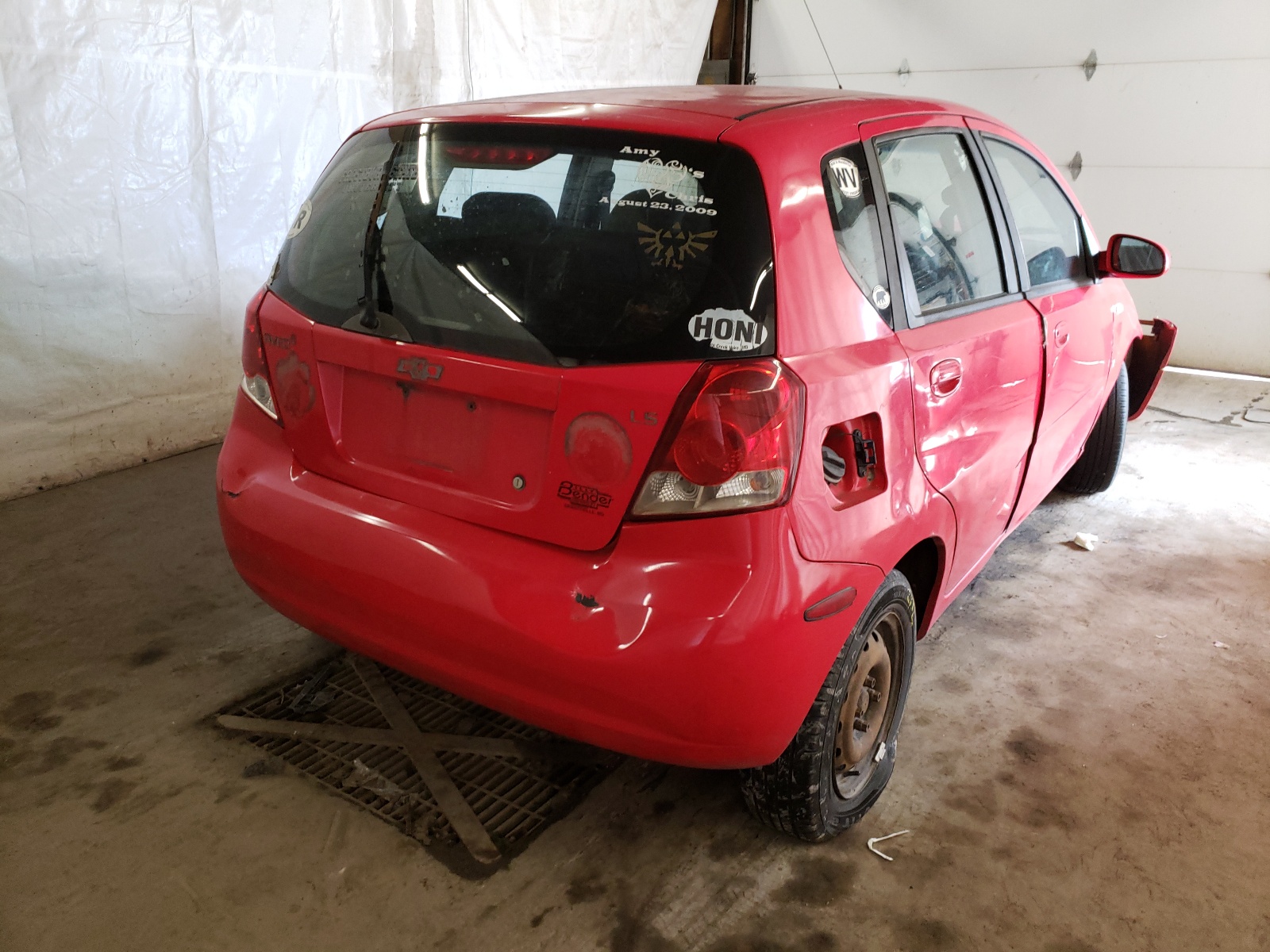 Photo 4 from auction – 2007 CHEVROLET AVEO with VIN KL1TD666X7B710660