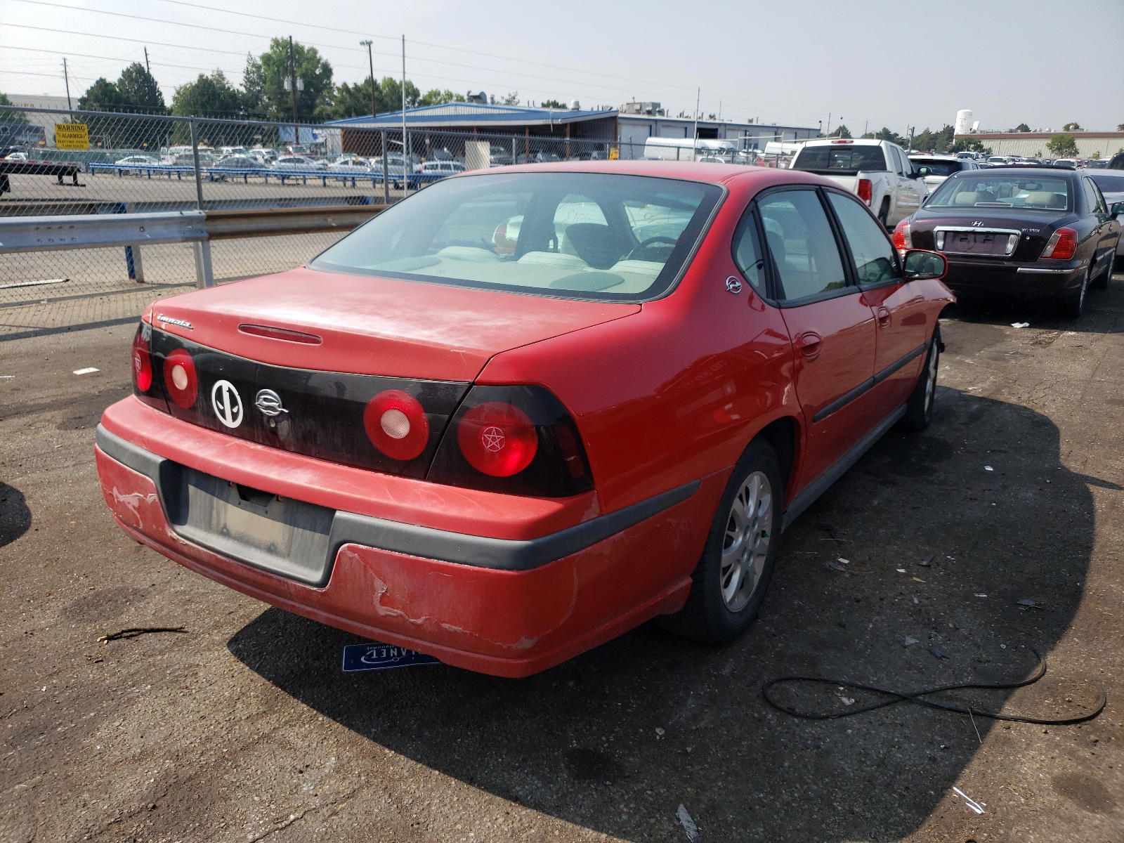 Photo 4 from auction – 2004 CHEVROLET IMPALA with VIN 2G1WF52E849257300