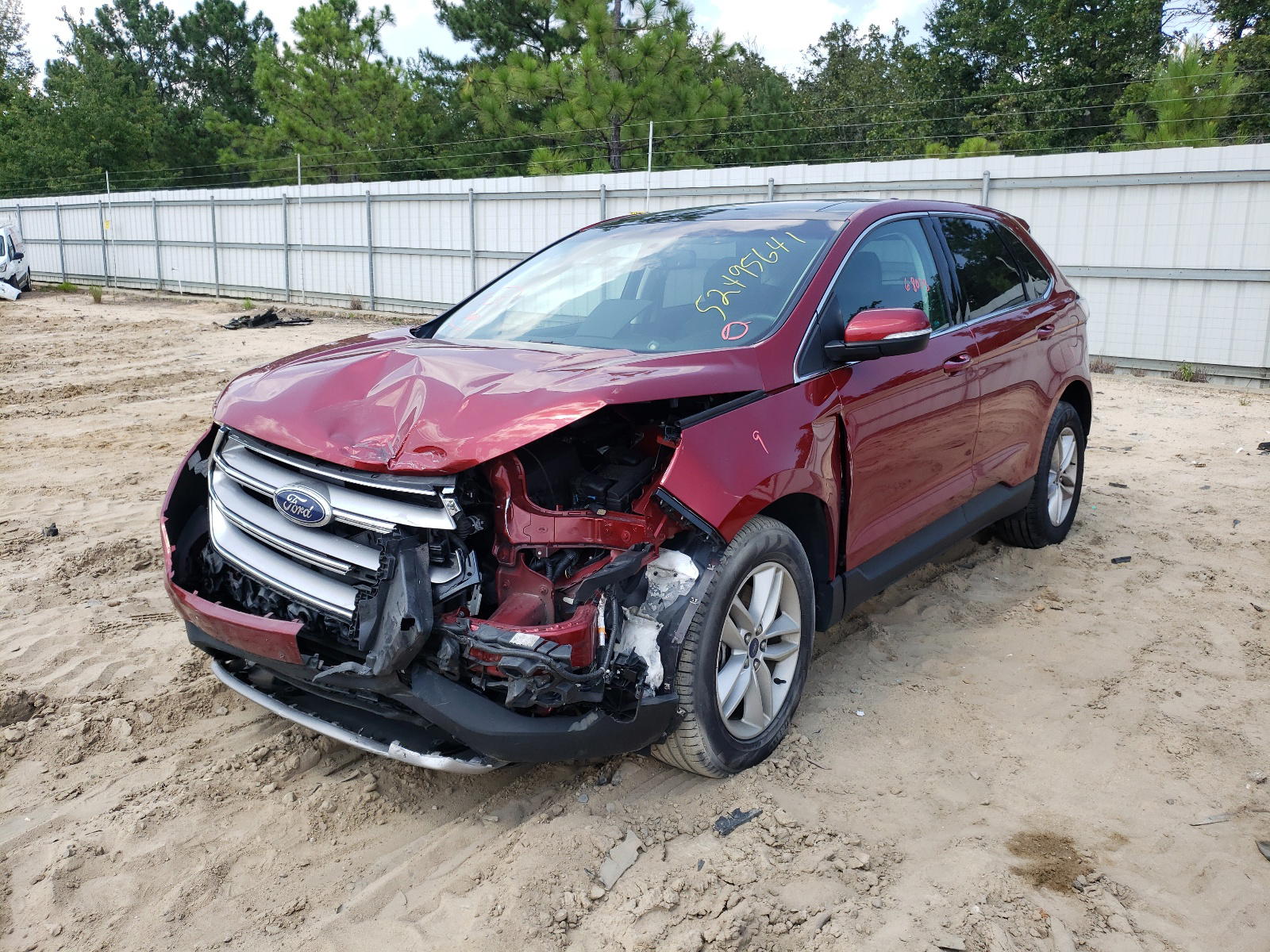 Photo 2 from auction – 2017 FORD EDGE SEL with VIN 2FMPK4J8XHBB55570