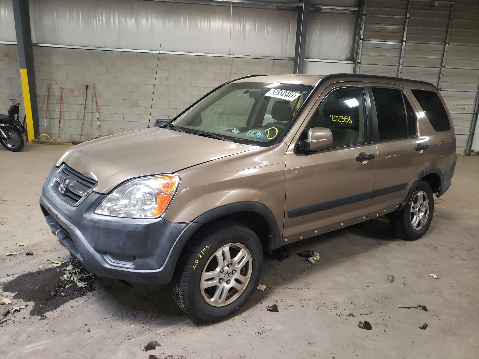 Photo 2 from auction – 2003 HONDA CR-V EX with VIN SHSRD78873U134730