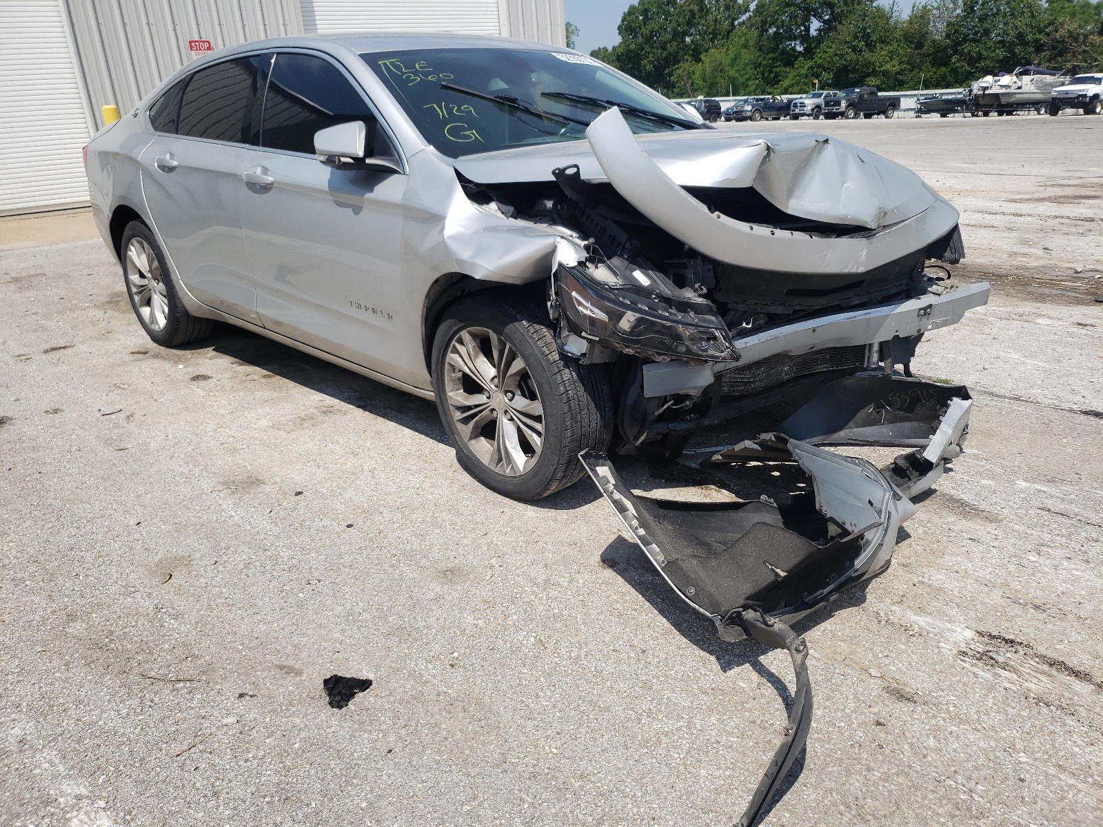 CHEVROLET IMPALA LT 2015 with VIN 2G1115SL9F9256571 - Photo from auction