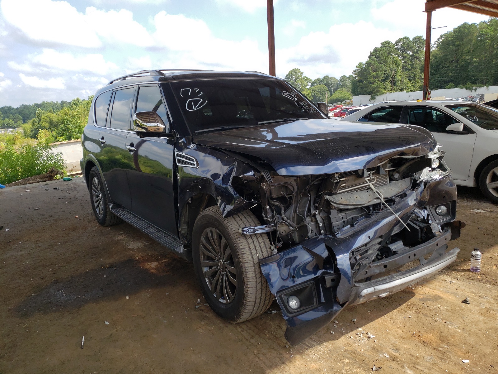 NISSAN ARMADA PLA 2018 with VIN JN8AY2NE6J9735175 - Photo from auction