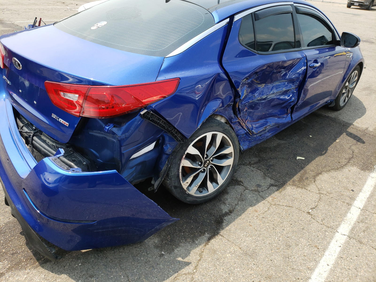 Photo 9 from auction – 2015 KIA OPTIMA SX with VIN 5XXGR4A64FG364735