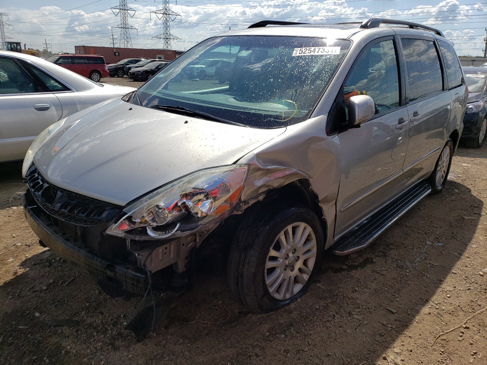 Photo 2 from auction – 2008 TOYOTA SIENNA XLE with VIN 5TDBK22C58S020520