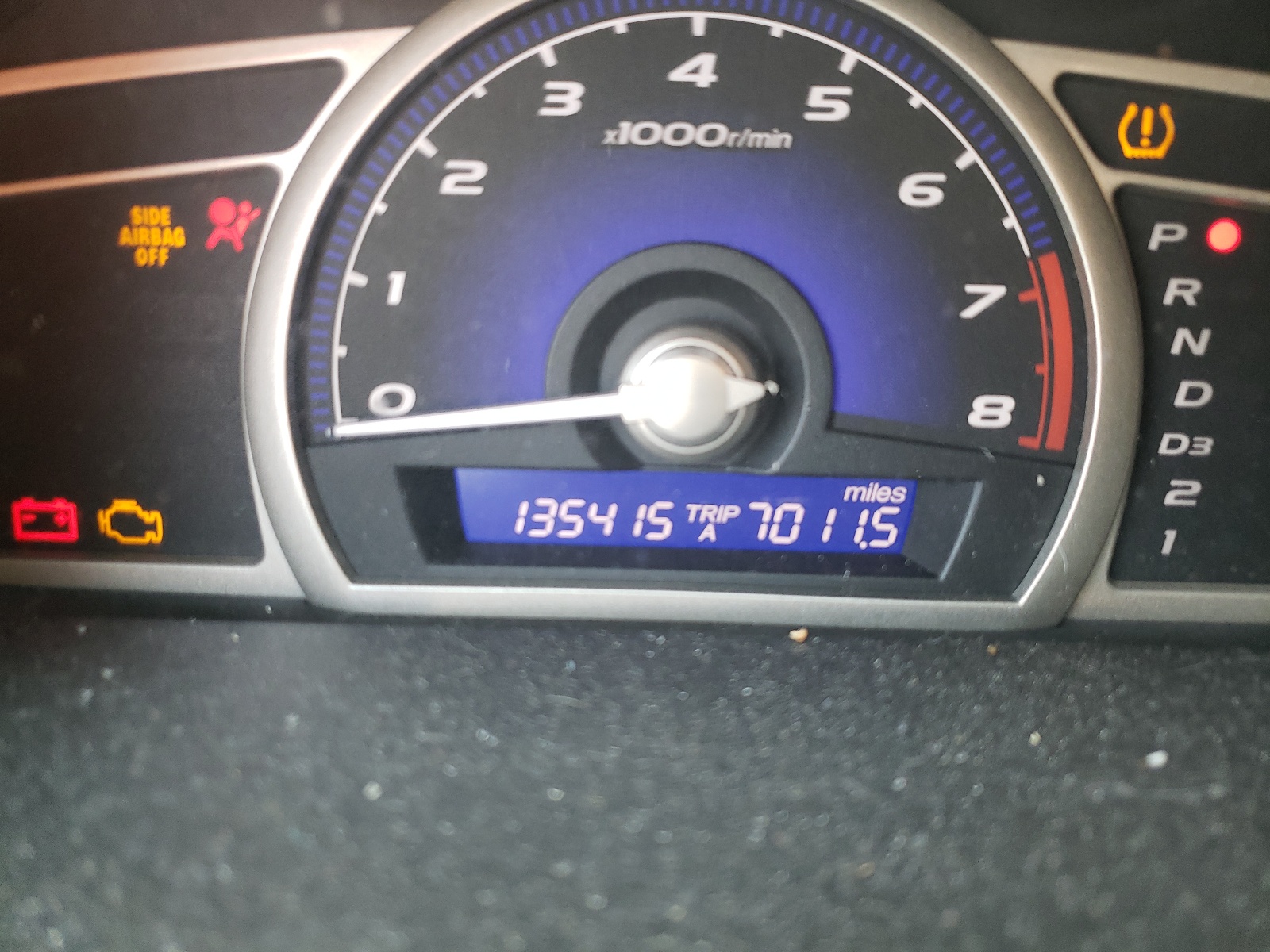Photo 8 from auction – 2008 HONDA CIVIC EX with VIN 1HGFA16818L040688