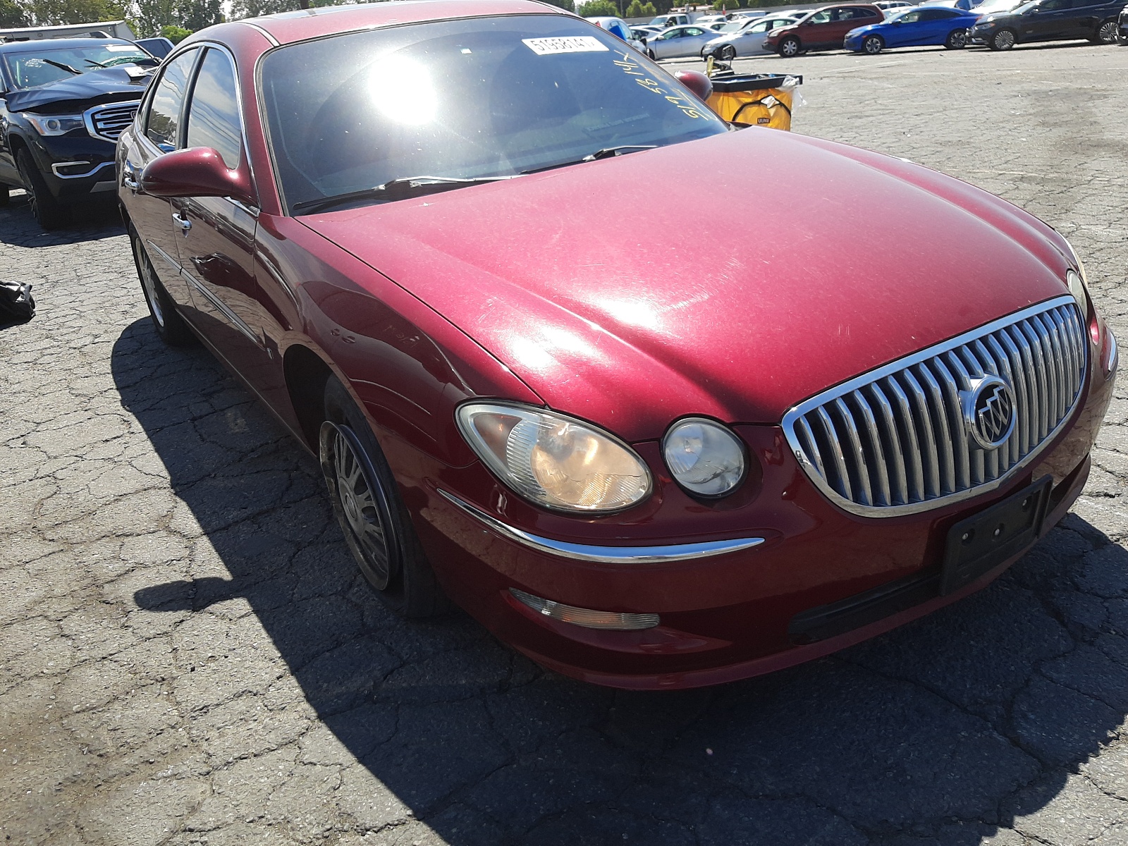 BUICK LACROSSE C 2008 with VIN 2G4WD582X81199121 - Photo from auction