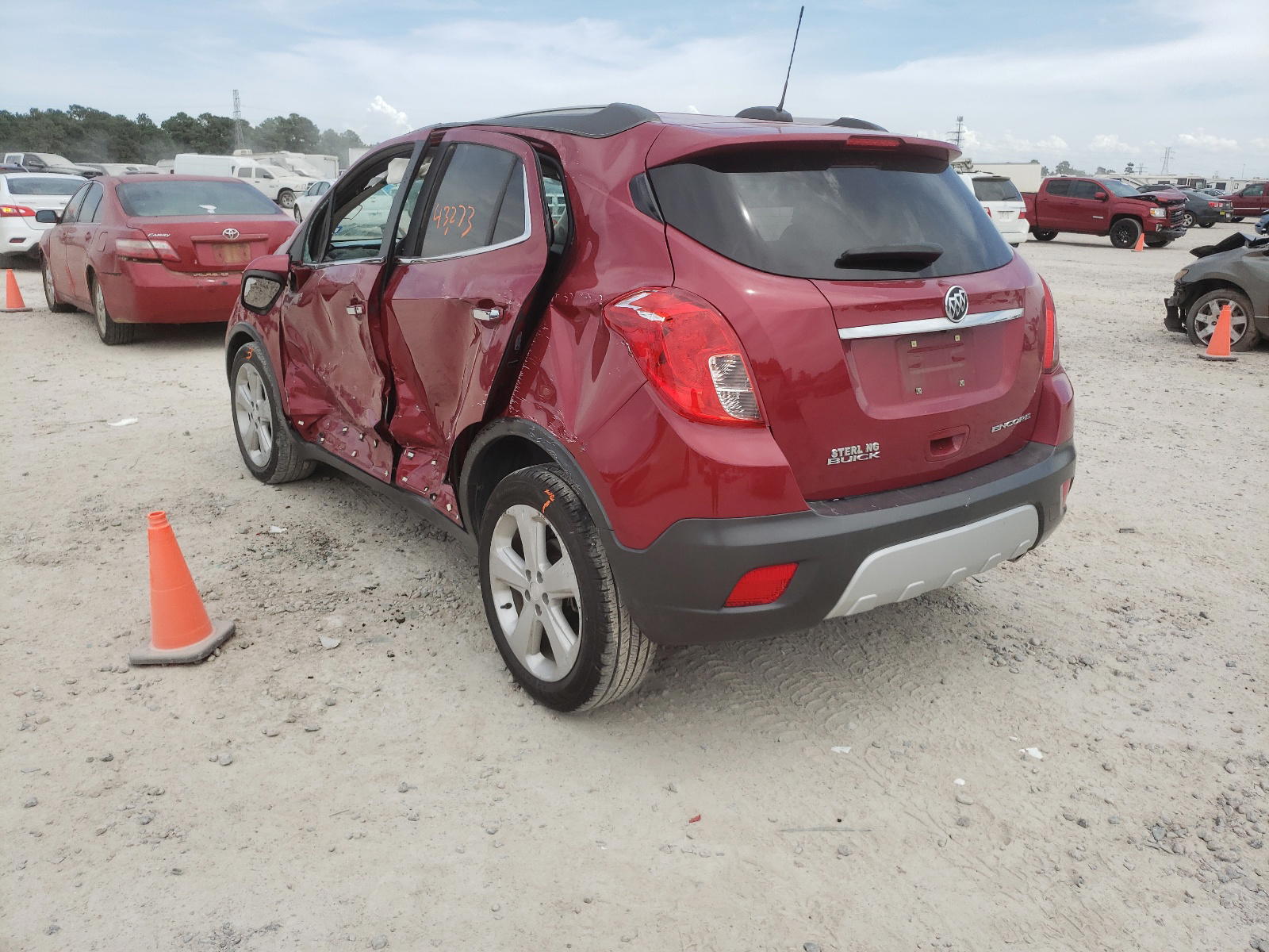 Photo 3 from auction – 2016 BUICK ENCORE CON with VIN KL4CJBSB1GB739665