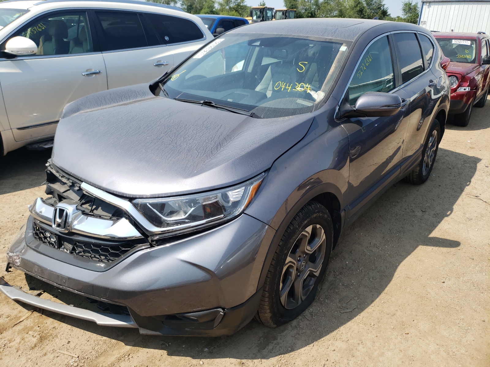 Photo 2 from auction – 2017 HONDA CR-V EXL with VIN 5J6RW2H87HL044304