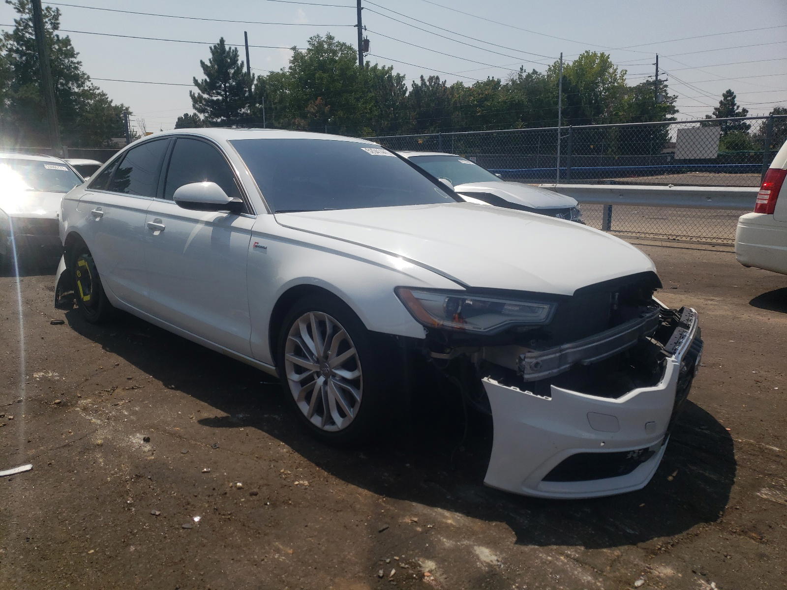AUDI A6 PREMIUM 2012 with VIN WAUGGAFC4CN061731 - Photo from auction