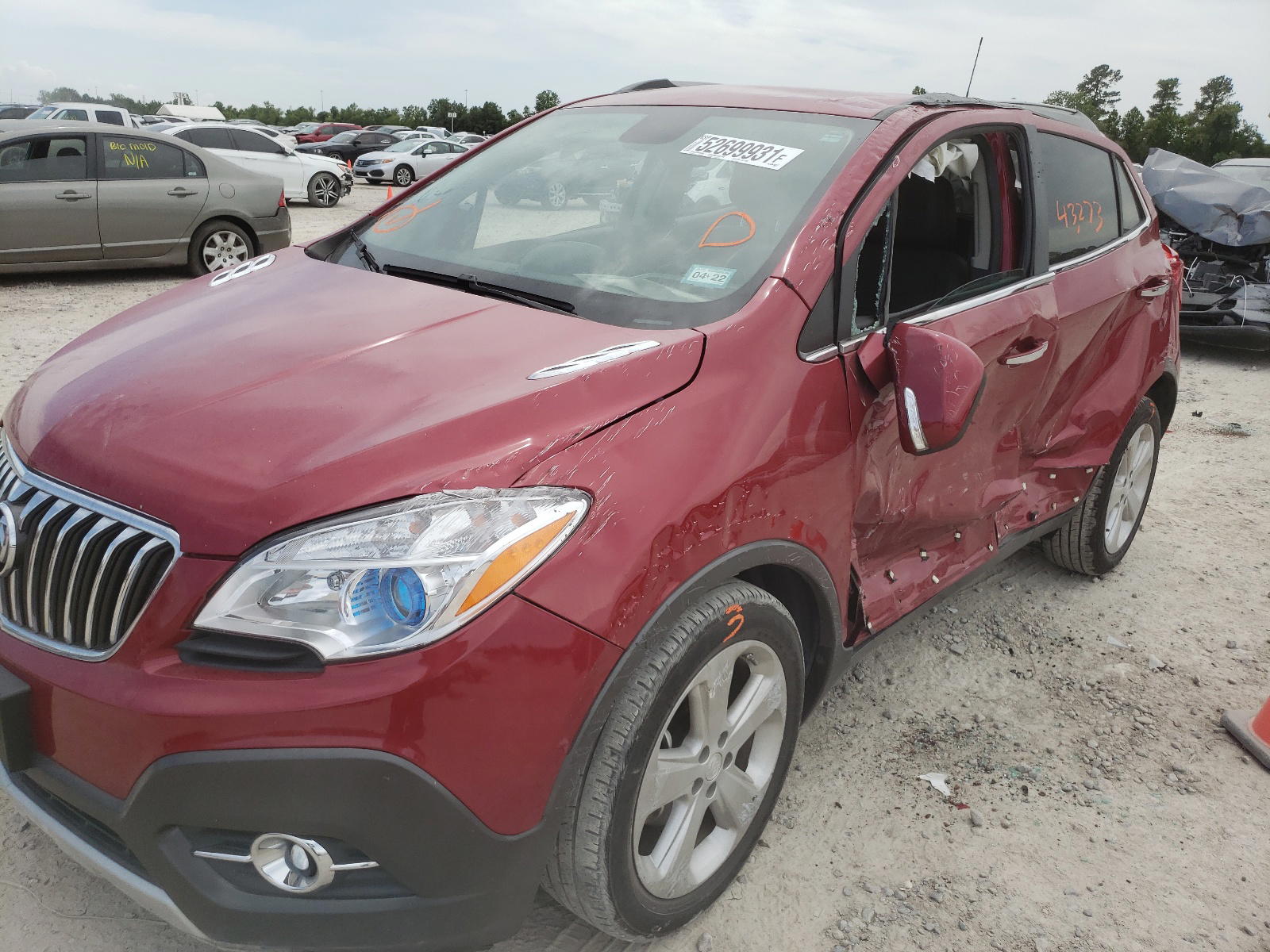 Photo 9 from auction – 2016 BUICK ENCORE CON with VIN KL4CJBSB1GB739665