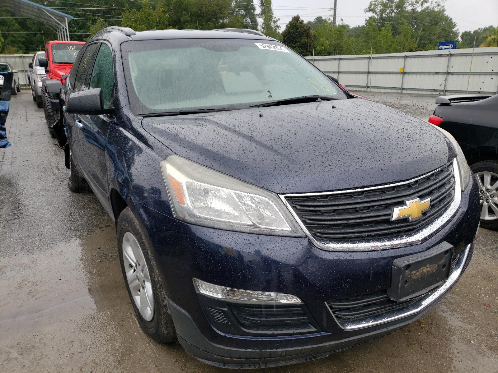 CHEVROLET TRAVERSE L 2016 with VIN 1GNKRFED6GJ301882 - Photo from auction