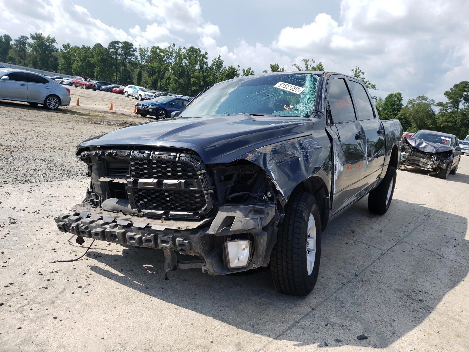 Photo 2 from auction – 2018 RAM 1500 ST with VIN 1C6RR7KG1JS253647
