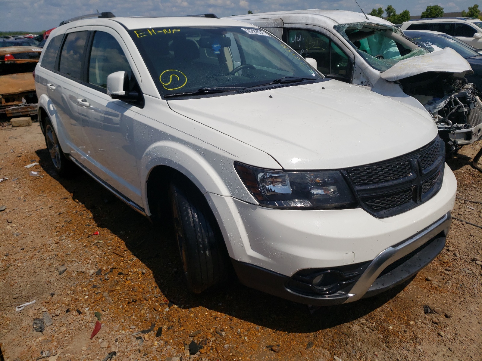DODGE JOURNEY CR 2018 with VIN 3C4PDCGG7JT187233 - Photo from auction