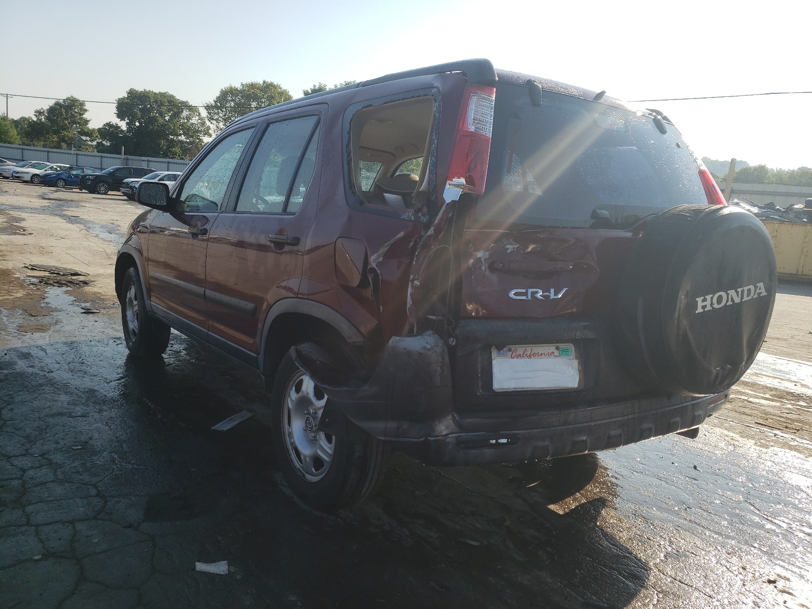 Photo 3 from auction – 2005 HONDA CR-V LX with VIN JHLRD685X5C020084