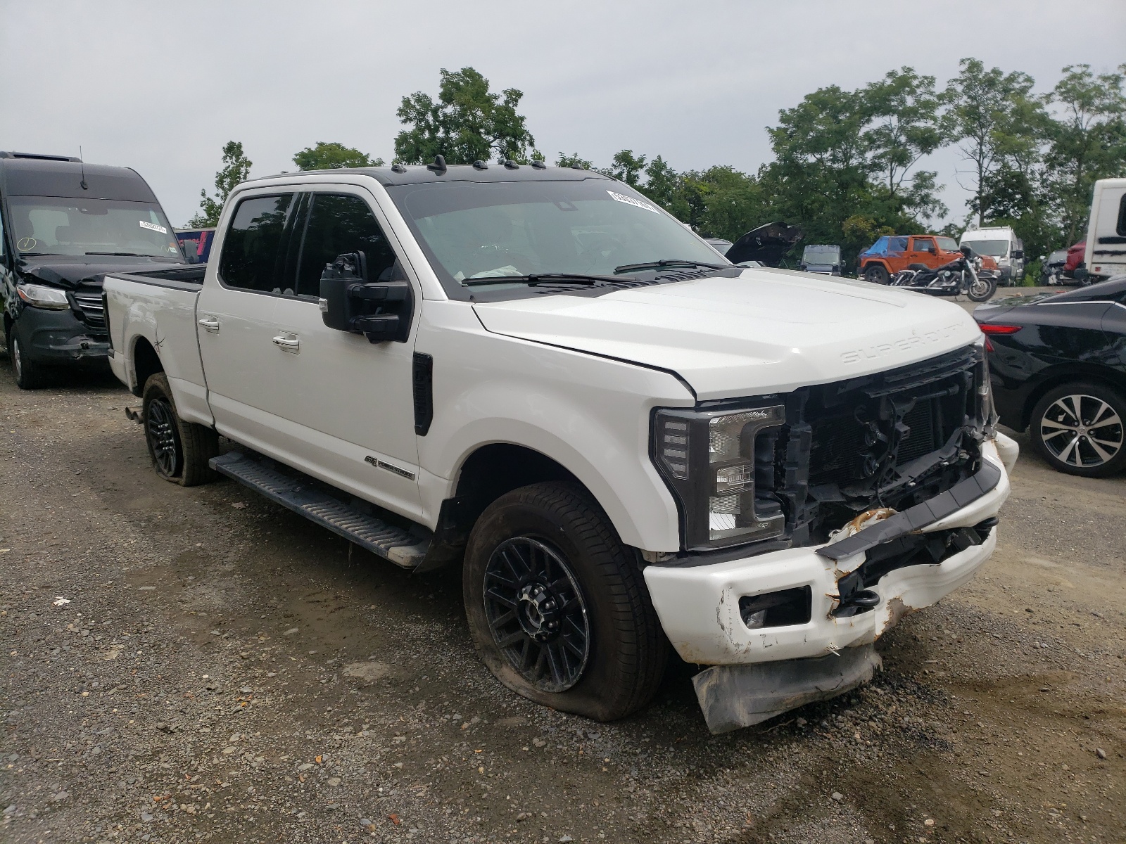 FORD F250 SUPER 2019 with VIN 1FT7W2BT9KEE17526 - Photo from auction