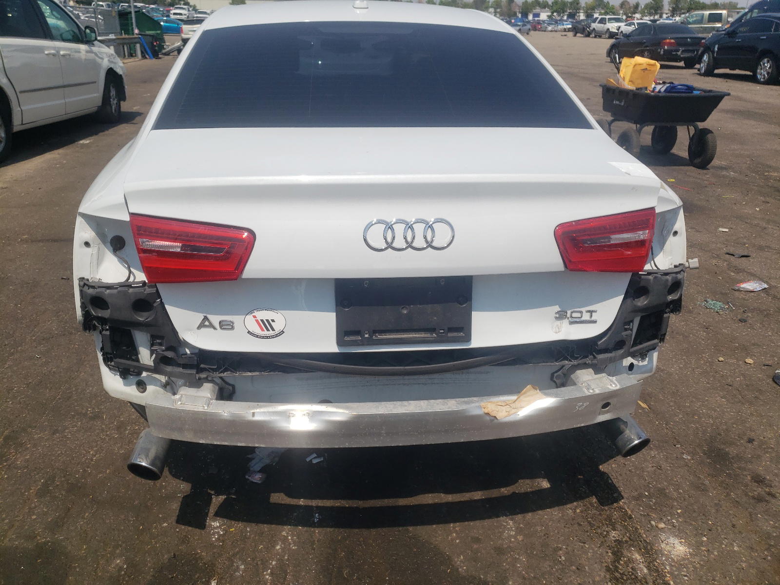 Photo 9 from auction – 2012 AUDI A6 PREMIUM with VIN WAUGGAFC4CN061731
