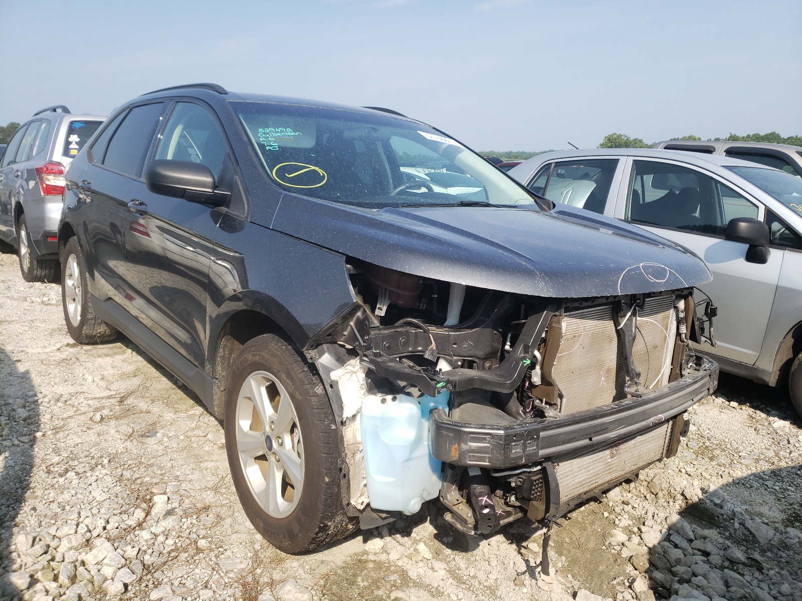 FORD EDGE SE 2017 مع رقم تعريف المركبة 2FMPK3G94HBB71550 - صورة من المزاد