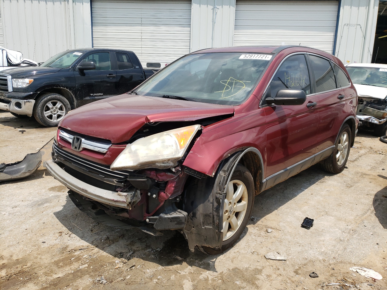 Photo 2 from auction – 2007 HONDA CRV with VIN JHLRE38597C010192