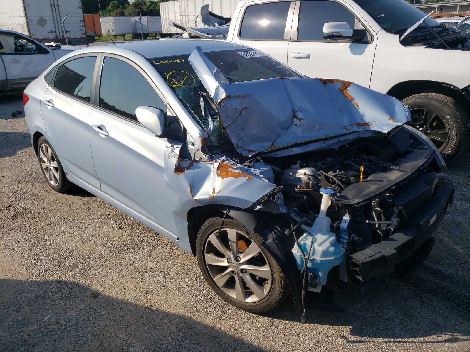 Photo 1 from auction – 2013 HYUNDAI ACCENT GLS with VIN KMHCU4AE6DU475004