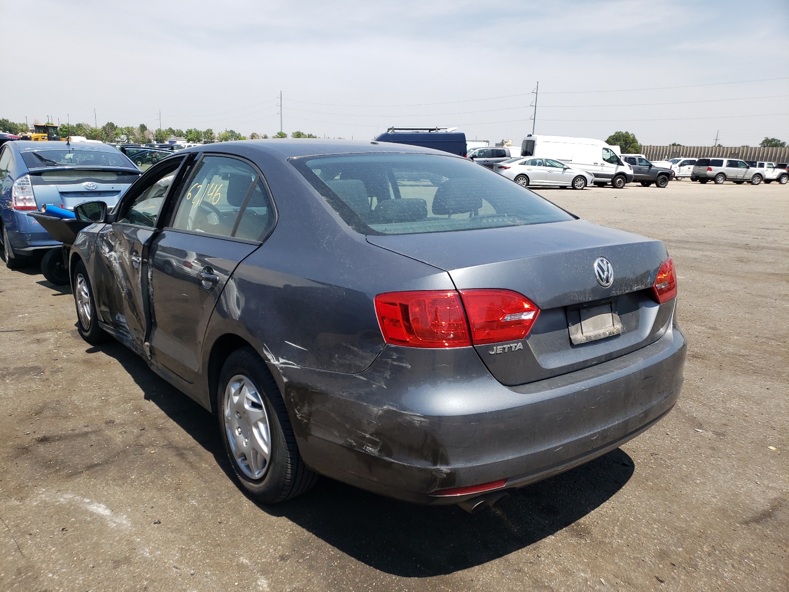 Photo 3 from auction – 2011 VOLKSWAGEN JETTA BASE with VIN 3VW2K7AJXBM384935