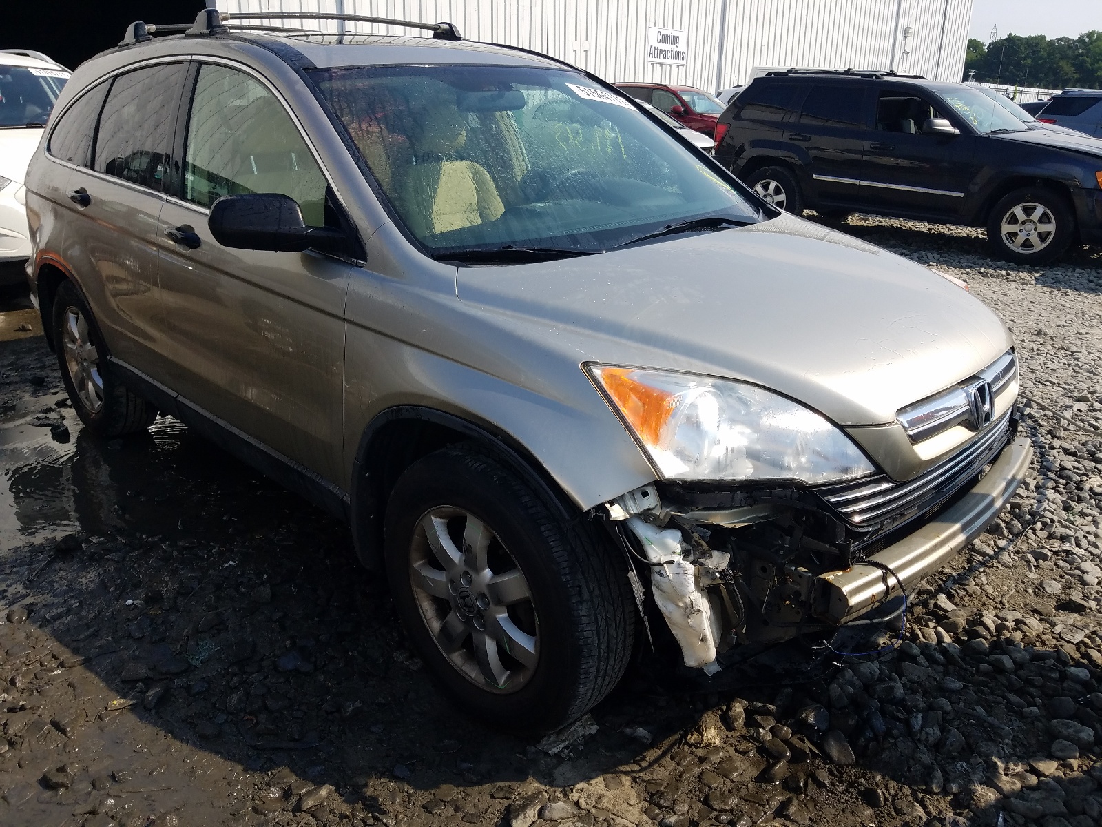 HONDA CR-V EX 2007 with VIN JHLRE48587C034442 - Photo from auction