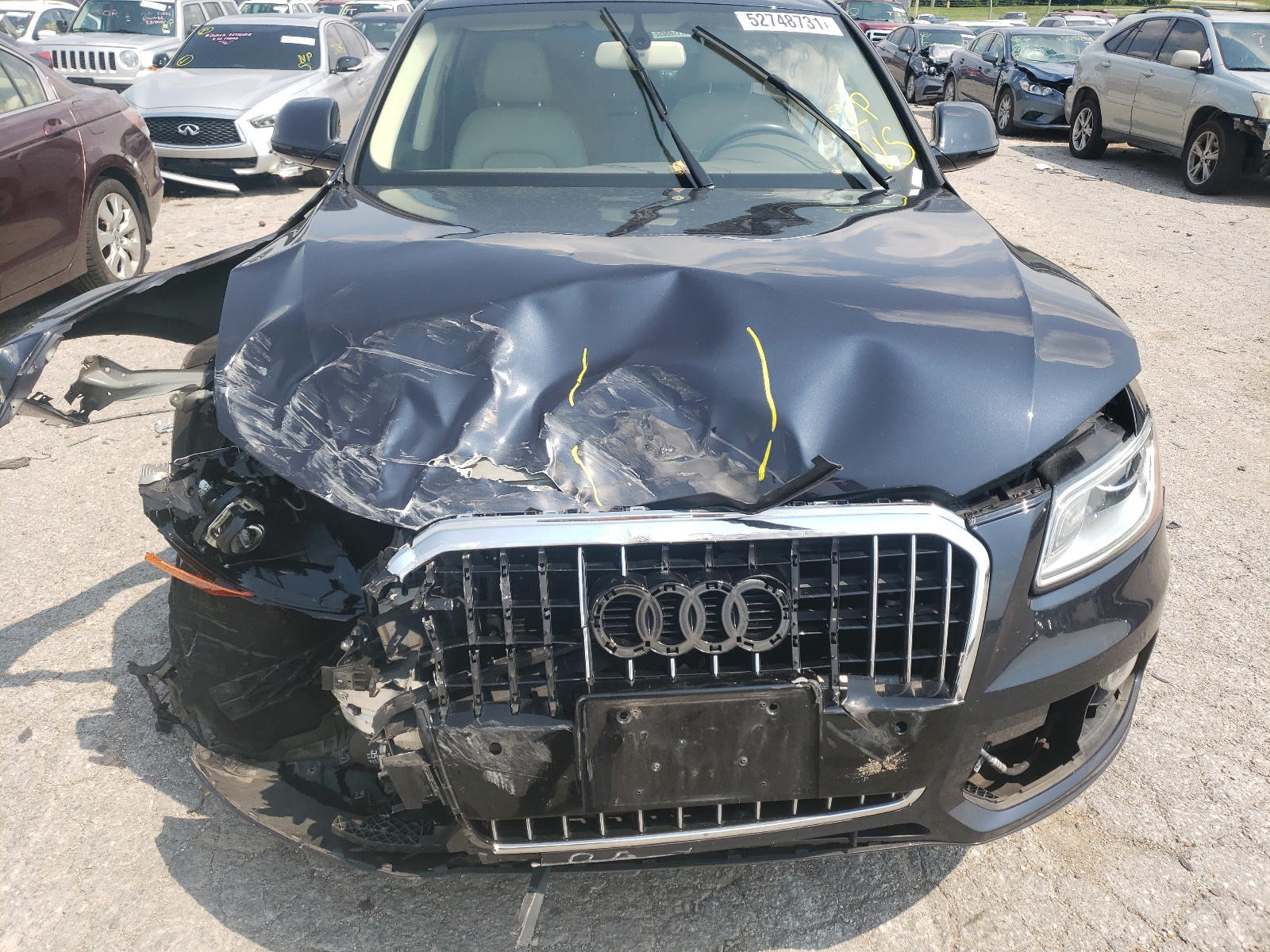 Photo 7 from auction – 2017 AUDI Q5 PREMIUM with VIN WA1C2AFP0HA100276