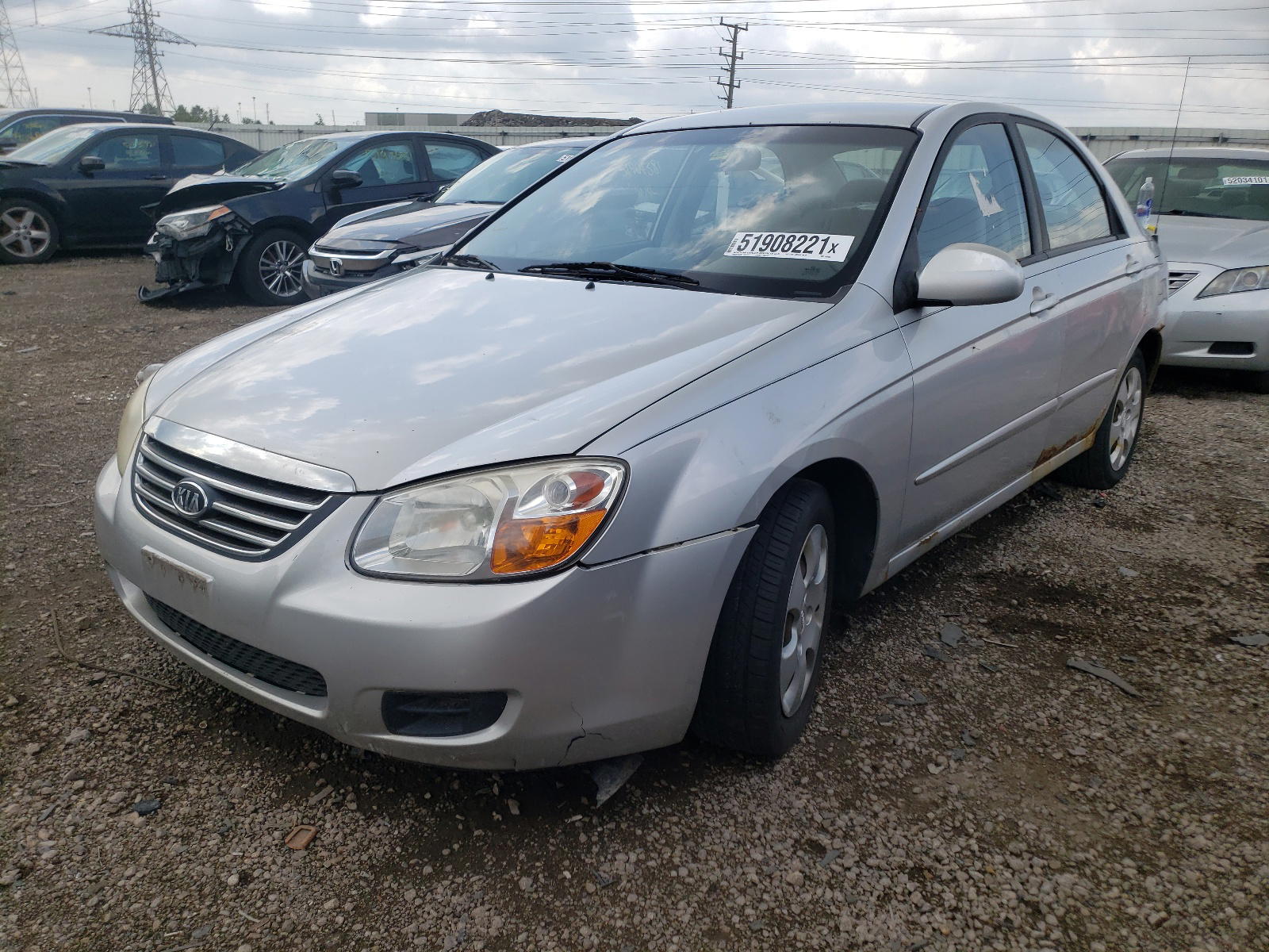 Photo 2 from auction – 2008 KIA SPECTRA EX with VIN KNAFE121385569363