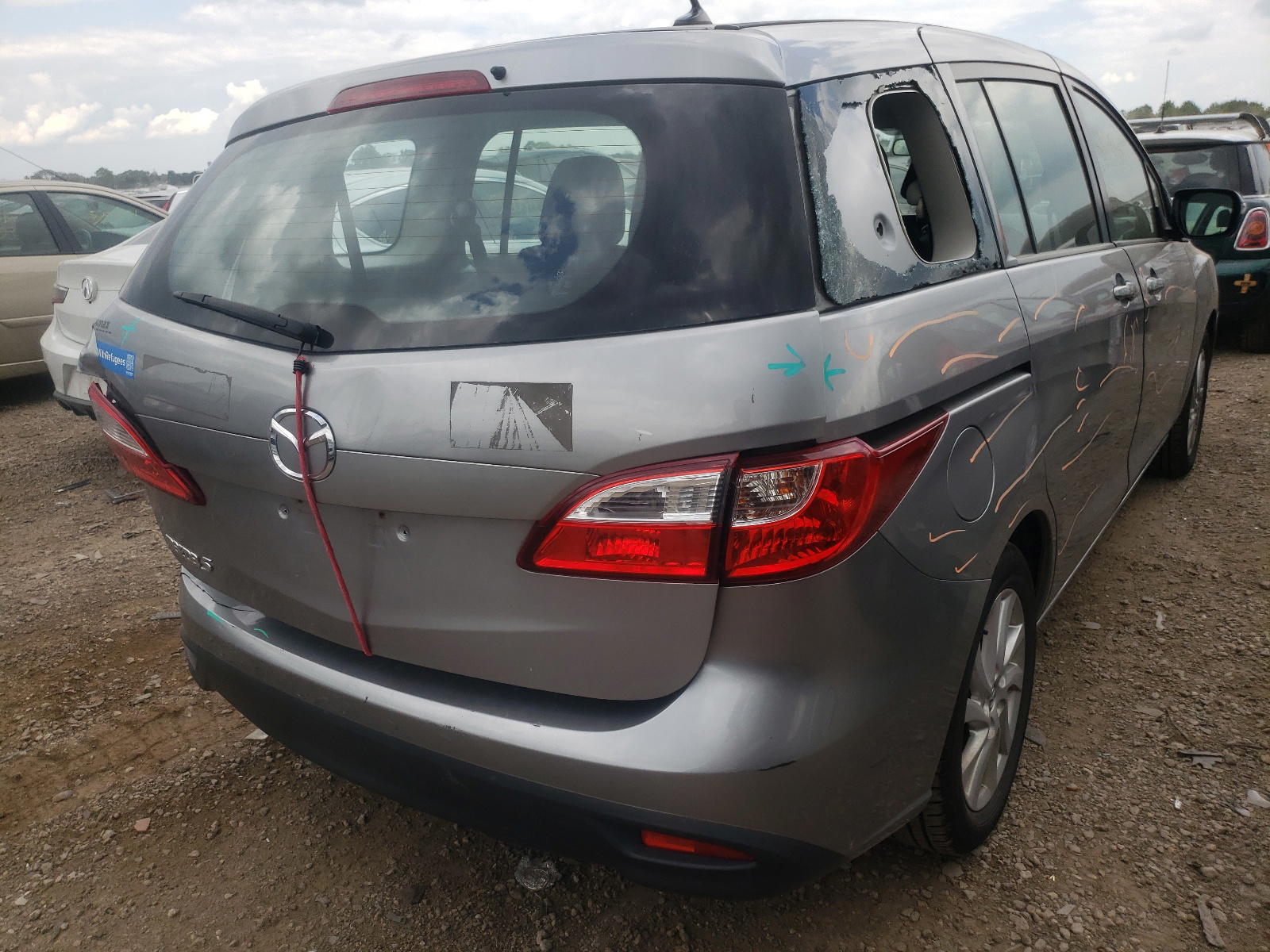 Photo 4 from auction – 2013 MAZDA 5 with VIN JM1CW2BL4D0153520