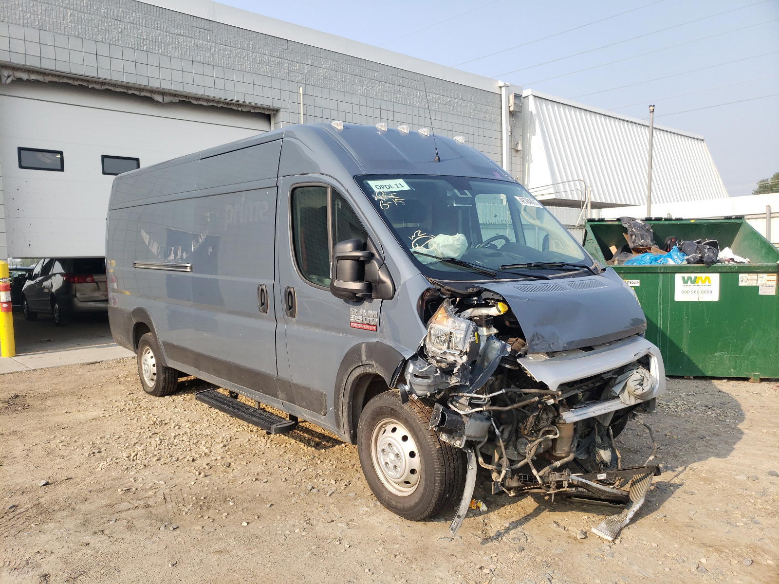 RAM PROMASTER 2020 with VIN 3C6URVJG5LE124655 - Photo from auction