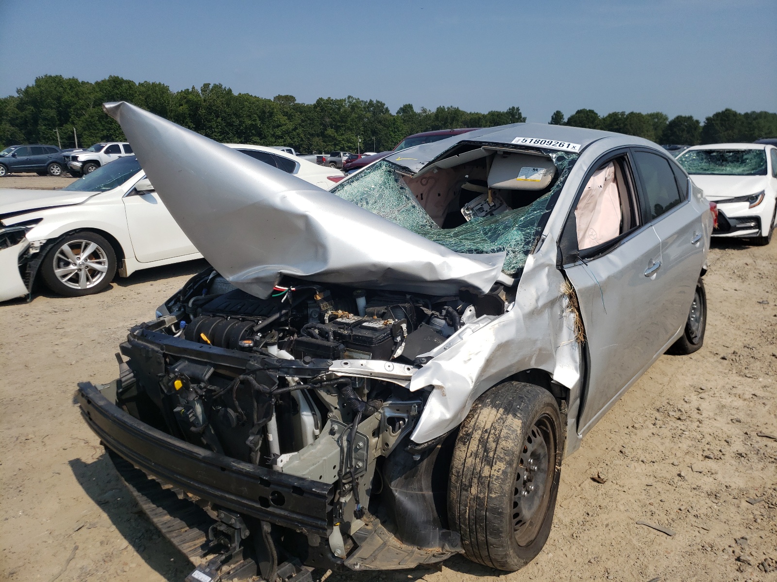 Photo 2 from auction – 2018 NISSAN SENTRA S with VIN 3N1AB7AP1JY283358