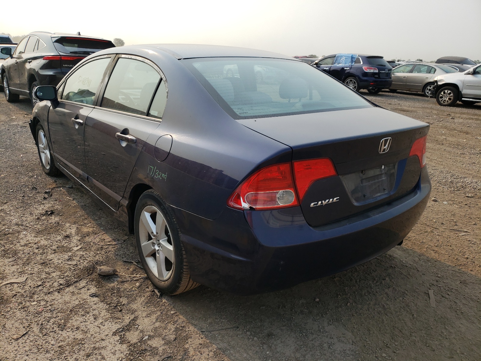 Photo 3 from auction – 2008 HONDA CIVIC EX with VIN 1HGFA16818L040688