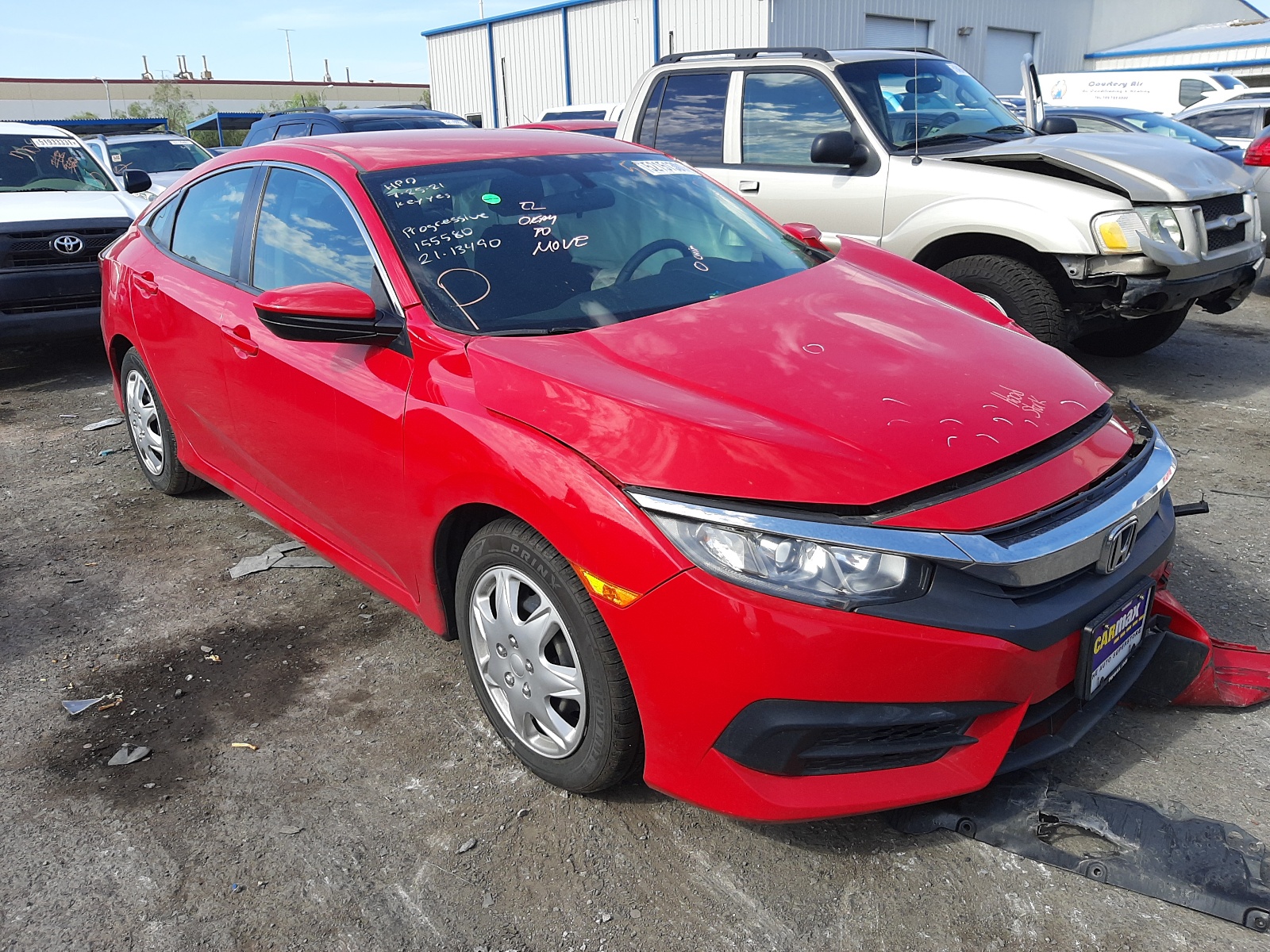HONDA CIVIC LX 2016 with VIN 2HGFC2F52GH541770 - Photo from auction