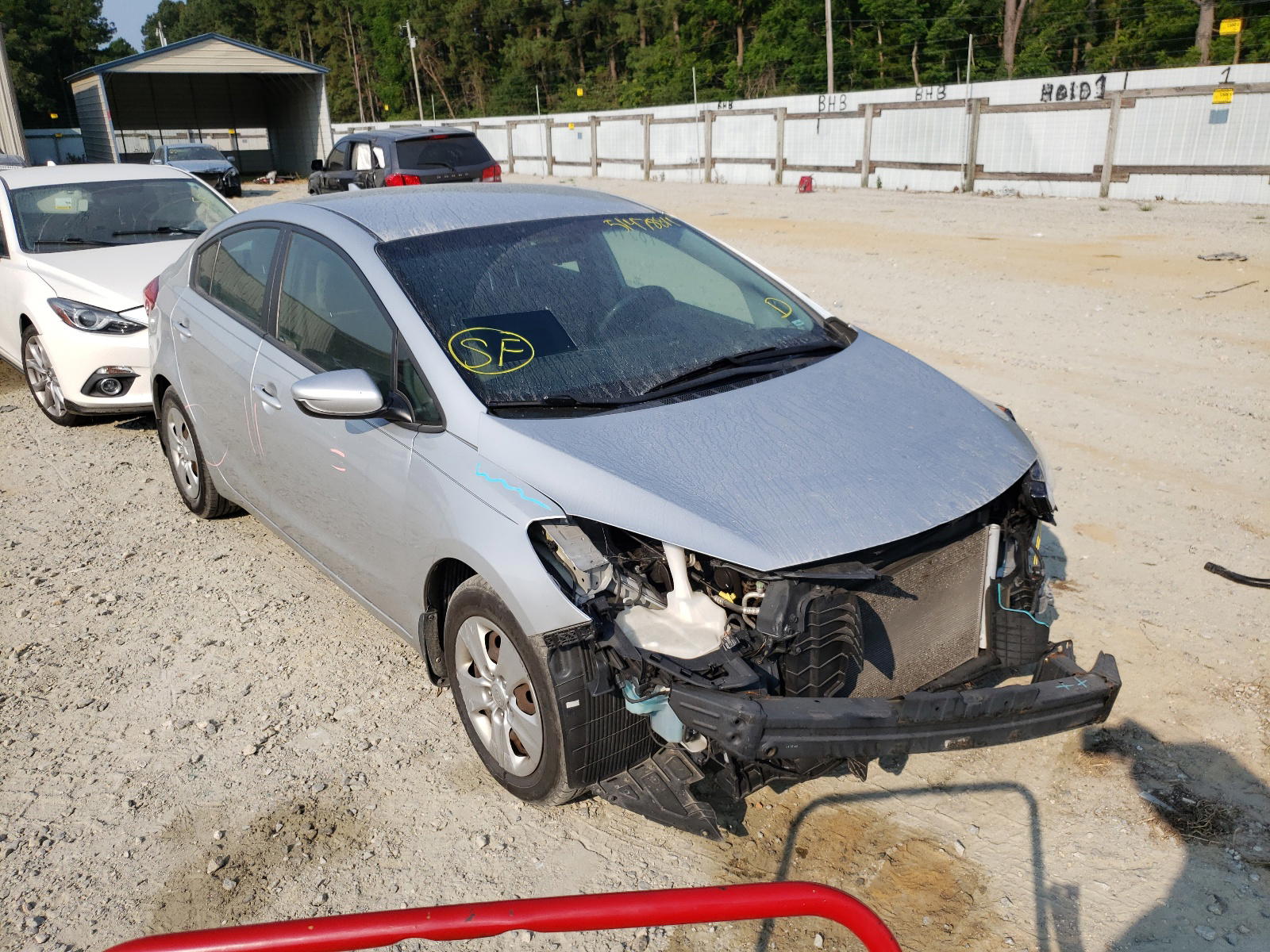 KIA FORTE LX 2015 with VIN KNAFK4A60F5387690 - Photo from auction