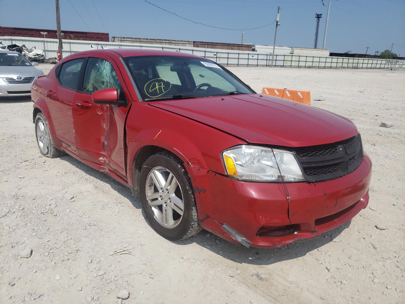 DODGE AVENGER SX 2012 with VIN 1C3CDZCB5CN179036 - Photo from auction