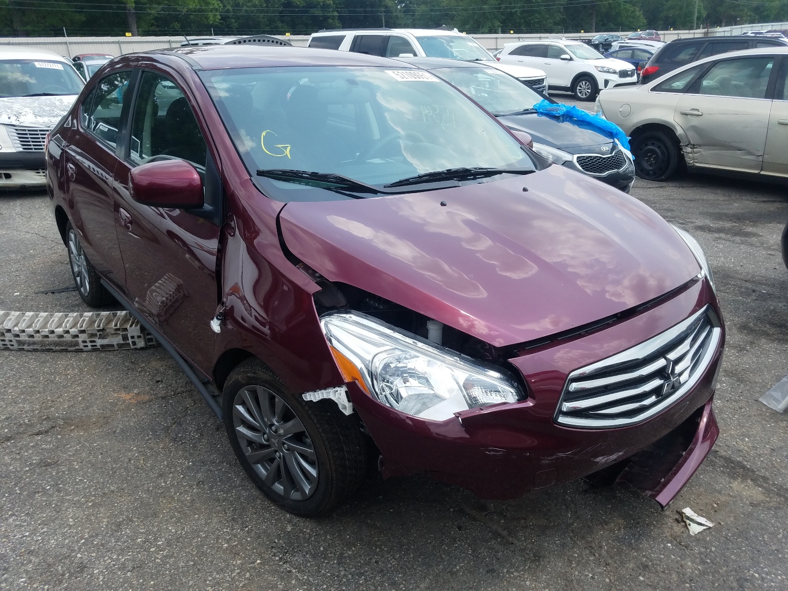 Photo 1 from auction – 2019 MITSUBISHI MIRAGE G4 with VIN ML32F3FJ9KHF11564